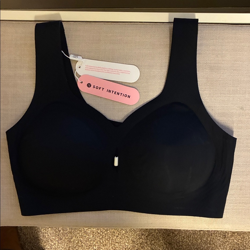 Midnight Black Seamless Bra